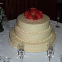 Italian Wedding Cake With Creamscheese Frosting Round italian wedding cake with creamcheese frosting