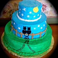 Groom's Cake For My Husband This was based on the cat cake by Eight.