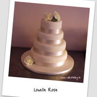 Rose Wedding Cake 