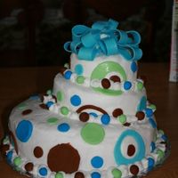 My First Attempt At A Whimsical Cake. 