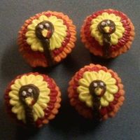 Thanksgiving Turkey Cupcakes! 