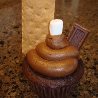 Smores Cupcakes Thanks to PuffCake for this awesome idea,my kids loved them!!!
