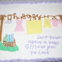 Alyson's Babyshower This was a gluten free cake,tasted wonderful she thought it was "real cake". Got the idea for many of you on CC sorry I don'...