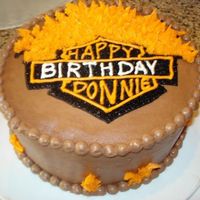 Harley Bday This was done for my bro in laws bdaychoc cake, choc bc