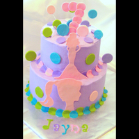 Special Barbie Cake I made this cake for a special little girl whose father just deployed for the Middle East. She loves barbies and polka dota. So, this is...