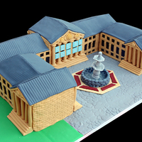 Philadelphia Art Museum Cake My cake replica of the Philly Art Museum! The main building is vanilla cake with chocolate ganache and homemade caramel filling. The side...