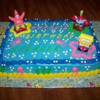 Spongebob Birthday Cake 