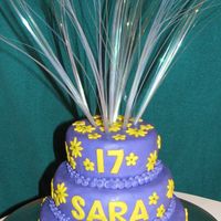 Happy Birthday Second time using fondant