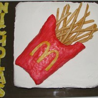 Fries My nephew wanted Chicken Cordon Bleu with McDonald fries...