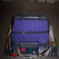 Purple Purse Cake For a girl's 18th birthday :)