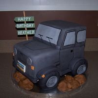 Jeep Cake One of four, for the four person birthday party we did (shell and I) this one for a 30th birthday, as well!