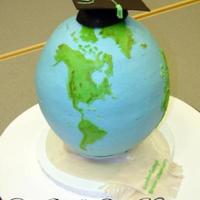 Earth Day This cake was made for an Earth Day and Graduation celebration.