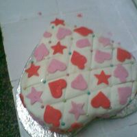 Val's Day Birthday Cake i made this for my sister's birthday on 14th feb