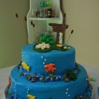 Welcome To My New Pad! Thanks to _ChristyB_ for the awesome idea!! All BC with fondant accents. This was for my best friend's housewarming party!