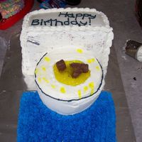 100_1904.jpg My 2 year old nephew asked me to make his grandpa a "poopy cake", and this is what I came up with. All cake - iced with BC,...