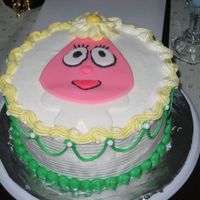 Img_1597.jpg My DD's 2nd birthday cake, Foofah from Yo Gabba Gabba. MMF accents on BC.