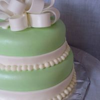 Glitter Green Wedding Cake I made this cake for my mom's best friend that got married at the court house. I wanted to give them a cake that they could cut into...