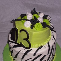 Green And Black Topsy Turvy This is my first attempt to a topsy turvy cake