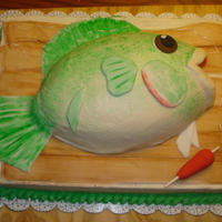 Fish Groom's Cake This was such a fun cake to make, and quite a challenge too. Since it was for the wedding reception, It was a challenge to make sure it was...