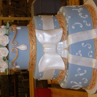 2Nd Semester Final only top tier is real cake, fondant, fondant and more fondant.