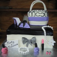 Forty And Fabulous BC and fondant