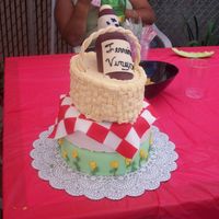 Summer Bbq Cake This is a cake I made for a bbq that I went to.. Thanks for looking.