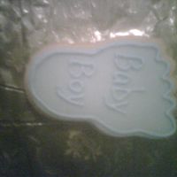 Baby Feet NFSC, fondant and royal icing