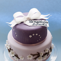 Violet Blossom Cake 