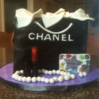 Chanel Shopping Bag Chanel Shopping bag with Credit Card for the birthday Girl