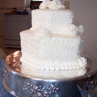 1, 2 Wedding! This was for a soldier who gave me 2 days to make his wedding cake
