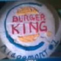 Burger King Last Day Cake 