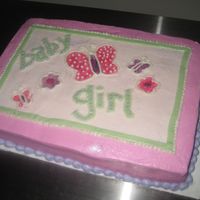 Baby Girl Shower Matched the invitations/plates/napkins.