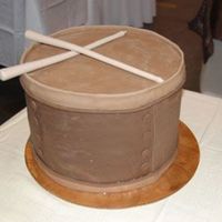 Drum Drum with drum sticks.