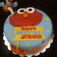 Elmo Cake 