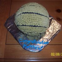 3-D Basketball Cake Basketball Cake