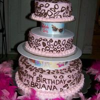Cheetah Girls Birthday Cake 