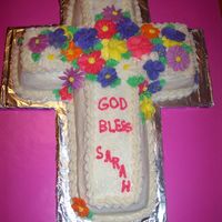 First Communion Cross I made this cake for a friends daughter's First Communion. I used cake sparkles and then my writing wouldn't stick. I ended up...