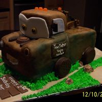 3D Tow Mater Cake 3D Tow Mater birthday cake made for a little boy who turned 2. Great learning experience; a big thank you to cr8zchpr for all her help and...
