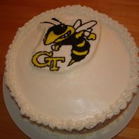 Dsc02342.jpg My first frozen buttercream transfer - my hubby's alma mater - he was thrilled!