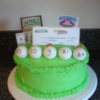 Lottery Cake A lottery-themed cake for two lottery fanatics. Thanks for all the inspiration CC'ers!