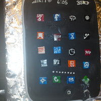 Birthday Iphone Dh 35th birthday...and my son got to the cake before I could take a picture of it!