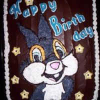 Thumper I am just a beginner and this is the first cake I ever made. I still have a lot to learn, but I can only get better from here.