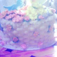 Floral Basket - Front The front of the cake - didn't have to compensate for that dip here!
