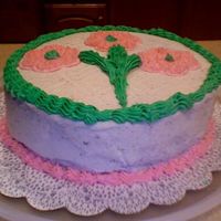 My First Decorated Cake. This is my first decorated cake . Please forgive me as I am only 11 and not an experienced decorator!!