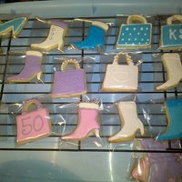 Boots And Purses These were some of the cookies I made for my aunt's birthday.