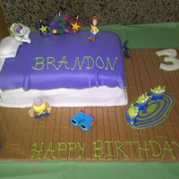 Brandon's Room 'Brandon's Room' a Toy Story cake. I didn't have as much time as I would have liked but my son liked his cake none the...