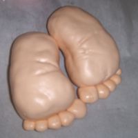 Little Feet I had to post these I'm so proud. First baby feet I've done thanks to susanbakescakes demo.