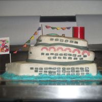 Cruise Ship Done for an appreciation lunch for teachers and staff at my son's school. The theme was a cruise.