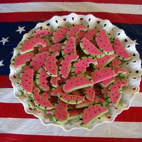 Watermelon Cookies 