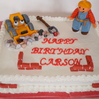 Bob The Bulider All B/C the figures are all out of gum paste and fondant